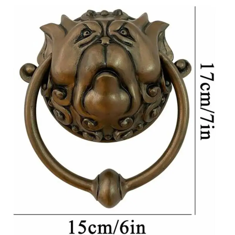 

Resin Printed Labyrinth Vintage Knockers Animals Wall Hanging Front Door Decor Ornamente