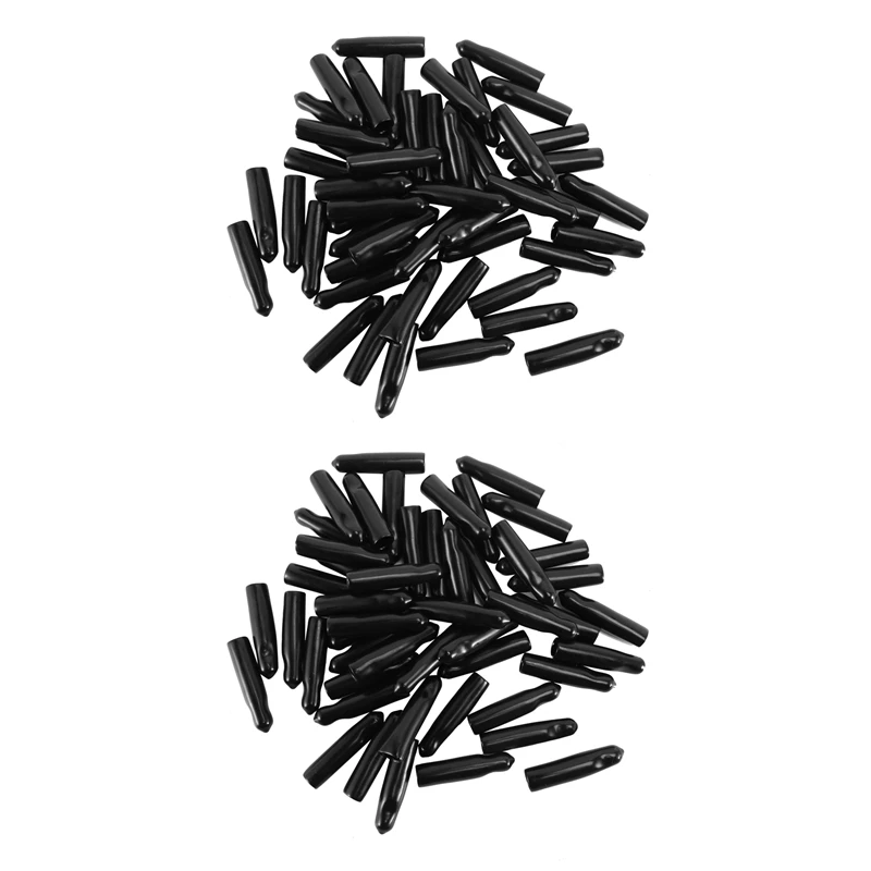 

LBER Black Rubber Pourer Cap Liquor Bottle Pourer Cover Dispenser Spout Dust Covers (96)