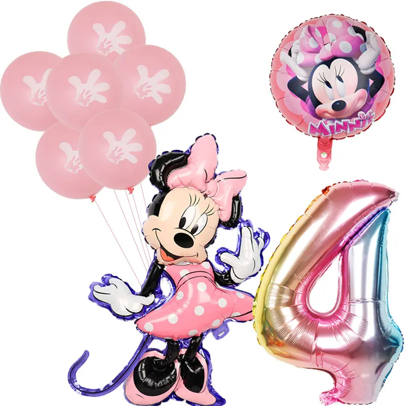 Disney минни фольга надувные шары Микки Маус бальное свадебное украшение украшения