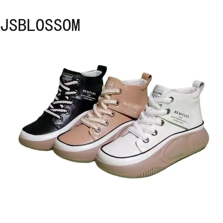 

Женские высокие ботинки Martin на толстой подошве, повседневная спортивная обувь на платформе, кроссовки из искусственной кожи на плоской подошве для бега, мягкая и удобная обувь с подушкой