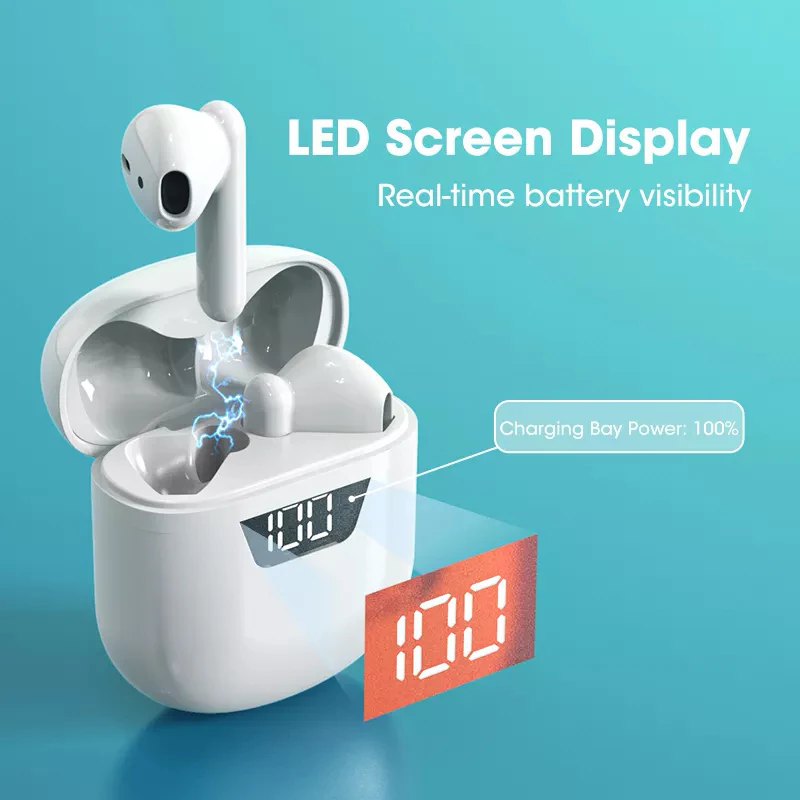 

TWS Wireless Earbuds Bluetooth 5.0 Noise Reduction Earphone Headphone for Xiaomi IPhone Head Set Handfree Invisible Ear Buds