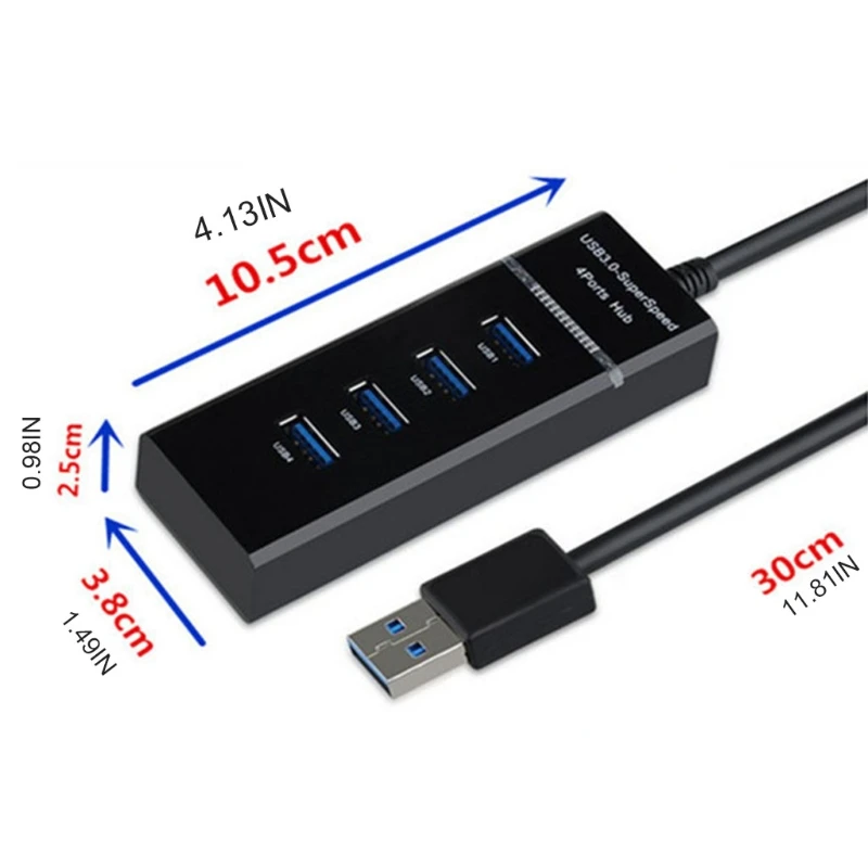 4-портовый USB-разветвитель 3 0/2 0 5 Гбит/с | Строительство и ремонт