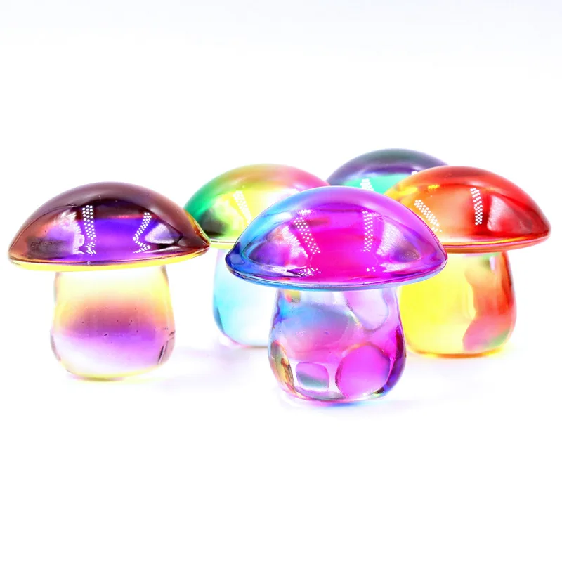 

Красочные камни для поделок GB9929 популярны в украшении интерьера, камни для поделок в виде грибов
