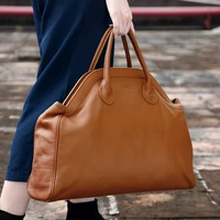 handbag cow leather womens large capacity solid color large designer bag