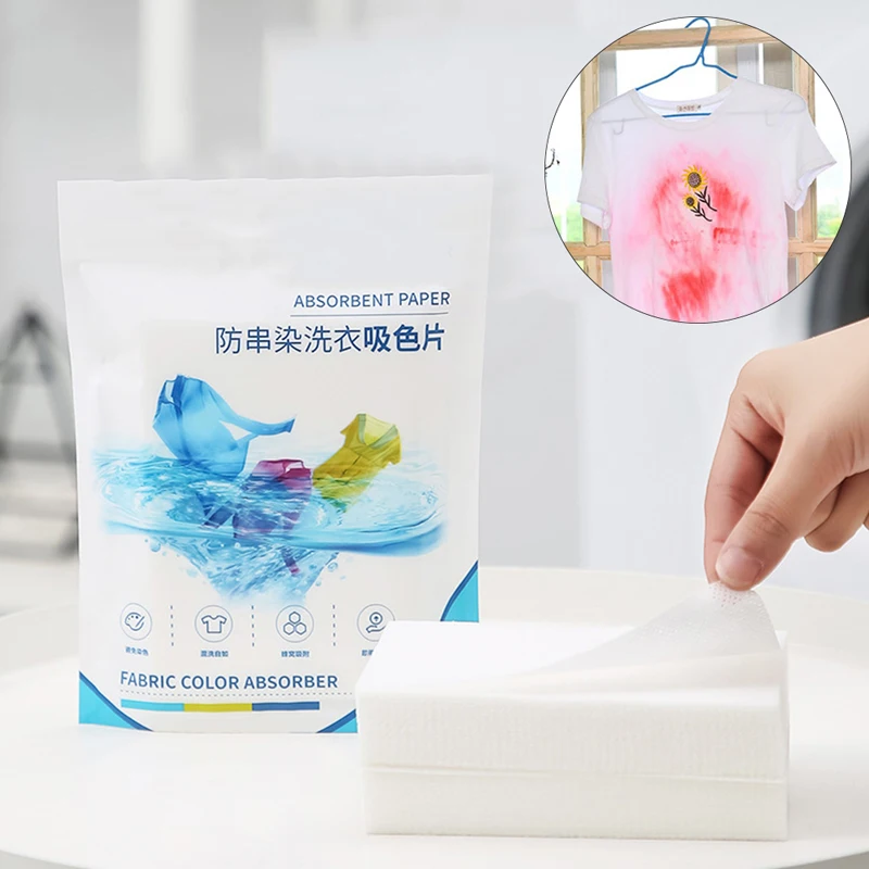 

Anti-Staining Clothes Laundry Paper Sheets Anti-String Mixing Color Absorption Film Washing Machine Clean Clothe Laundry Tablets