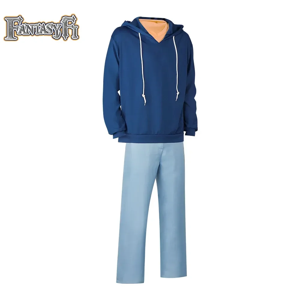 Knight Killer Sung Jin-woo Solo Jinwoo Leveling Косплей Костюм Парик Синяя толстовка с капюшоном
