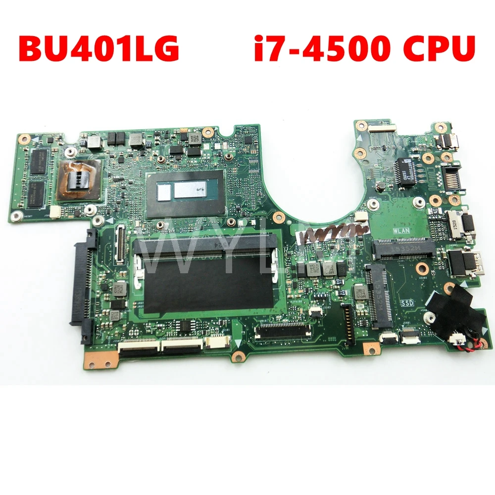 

BU401LG i7-4500CPU N14M-GS-S-A1 REV 2.0 Motherboard For ASUS BU401L BU401LG BU401LA Mainboard DDR3 100% Tested free shipping