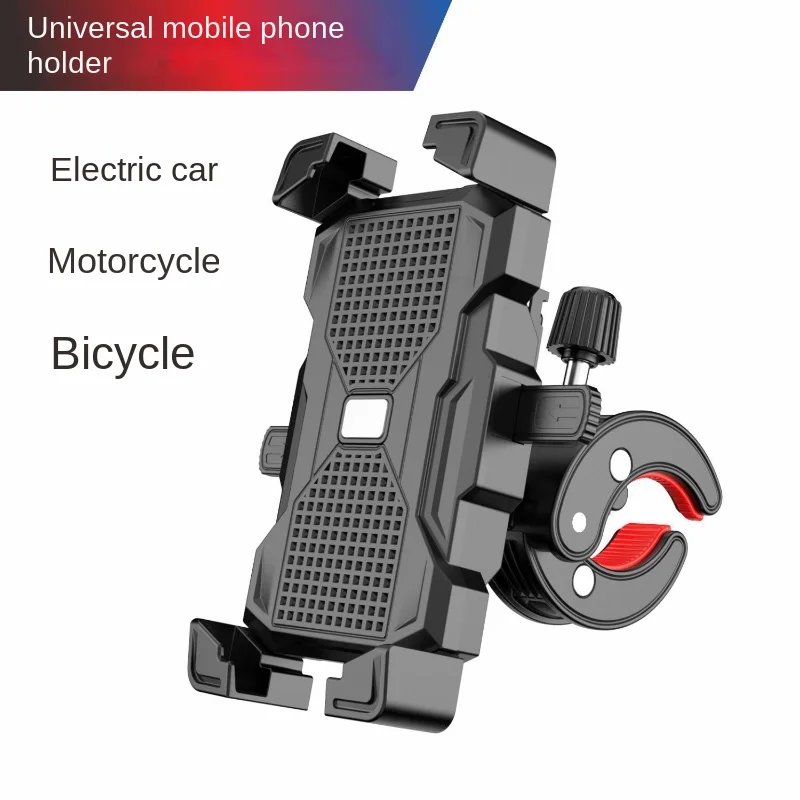 

Anti-Slip Universal Bike Motorcycle Phone Holder Mount Bracket Smart Mobile Racks Cellphone Handlebar Clip 360 Rotatable