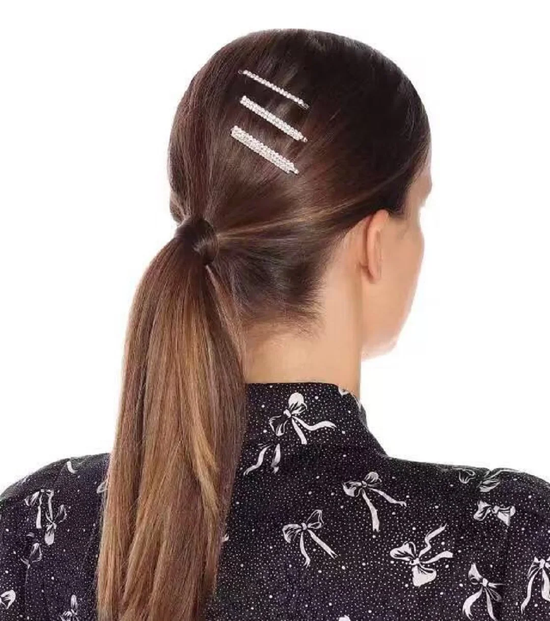 

2022AR модные ювелирные изделия для вечеринки брака свадьбы кристалл бриллиант женский набор заколка для волос