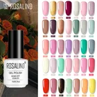Гибридный лак для ногтей Rosalind, лак для ногтей, удаляемый замачиванием, эмалированный полуперманентный художественный декор, чистый макарон, профессиональное верхнее покрытие, УФ-гель для ногтей