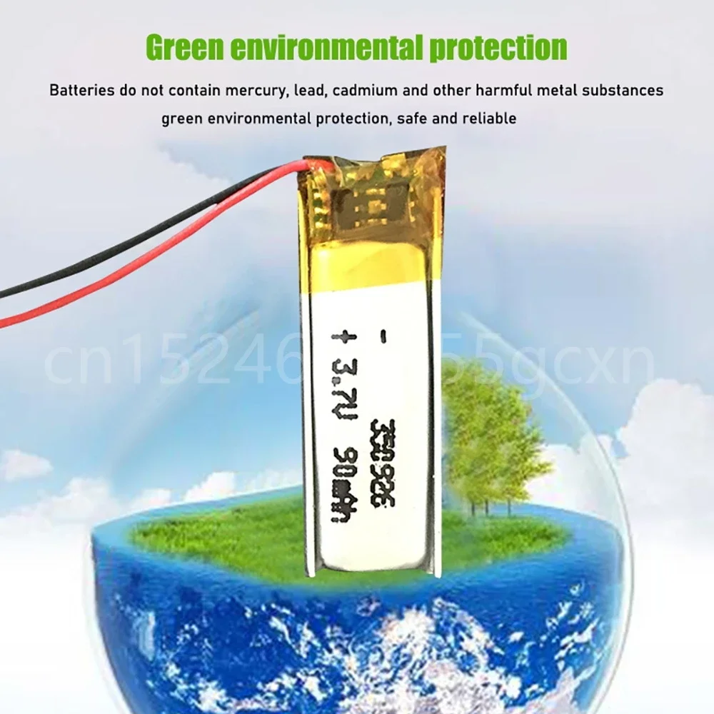 Литий-полимерный аккумулятор 3 7 В 90 мАч 350926