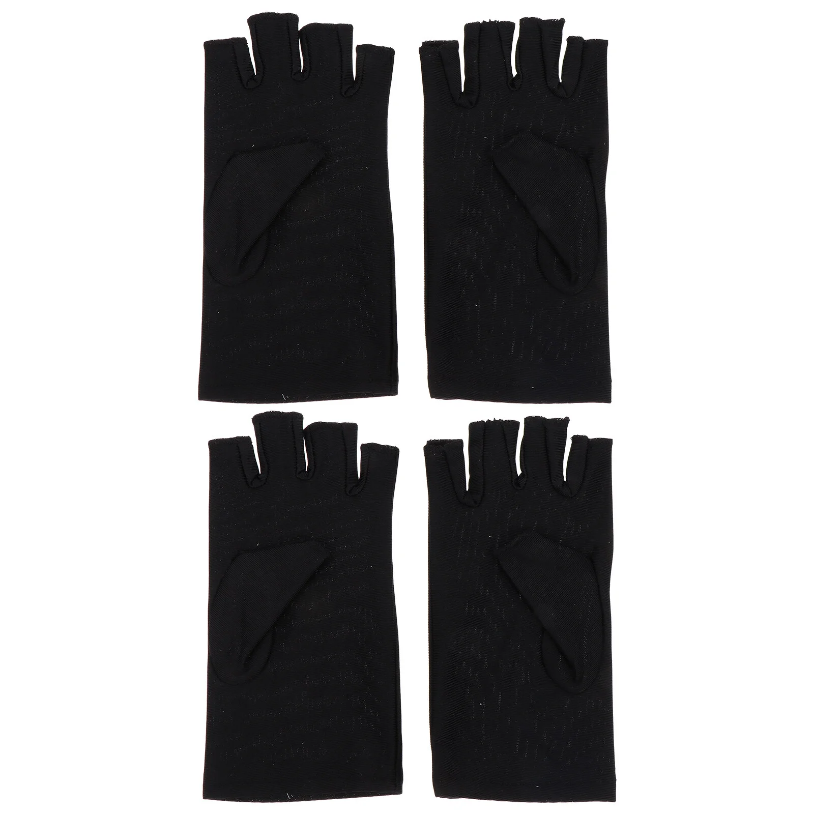 

2 Pairs Ice Silk Womens Cycling Silk Road Cycling Bike Sport Silk Half-finger Anti Fingerless Lace Sports Gloves For Women