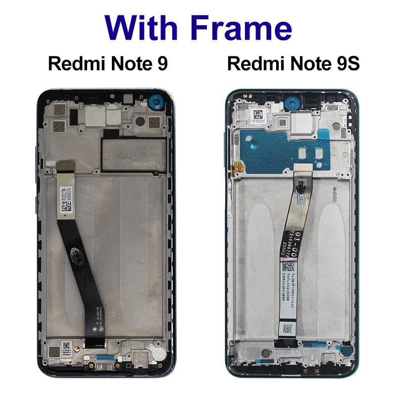 M2003j6a1g Note 9 Pro Дисплей Для Xiaomi Redmi Сенсорный Экран Дигитайзер Емкостный Ips