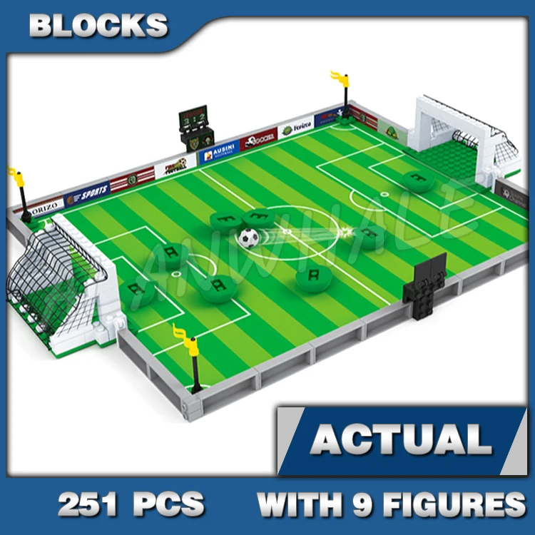 

251 шт., Детский конструктор для футбола, совместимый с моделями