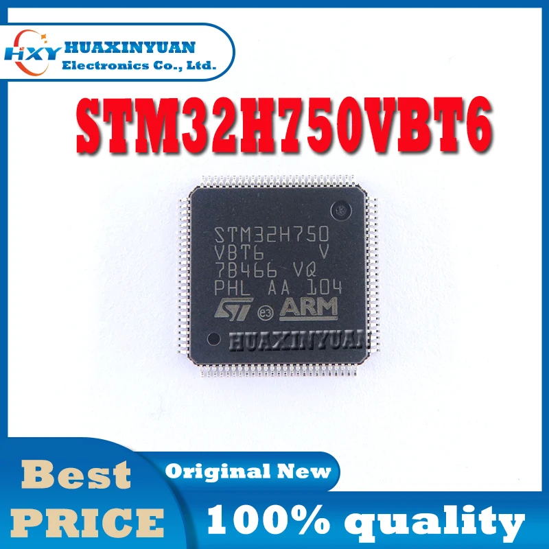 

1PCS/LOT STM32H750VBT6 STM32H7 STM32H STM32H750 STM32H750VB STM32H750VBT LQFP100 STM STM32 New and Original Ic Chip In Stock IC