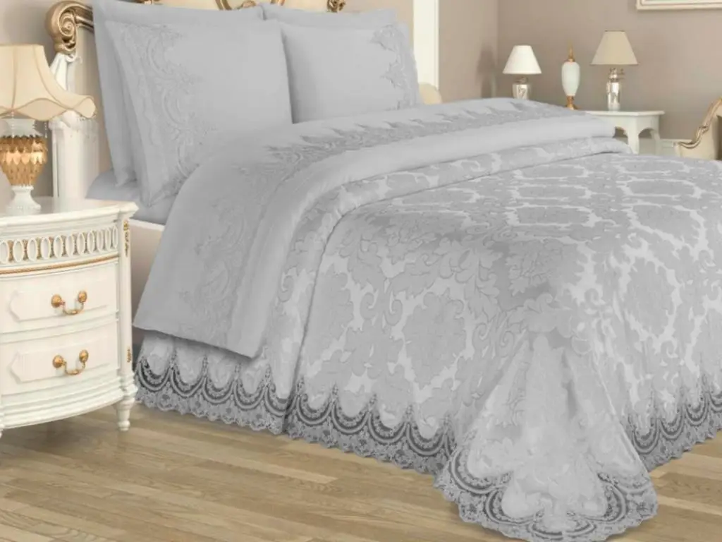 

Land Of dowry Azalea Bridal Set 7 Piece Gray