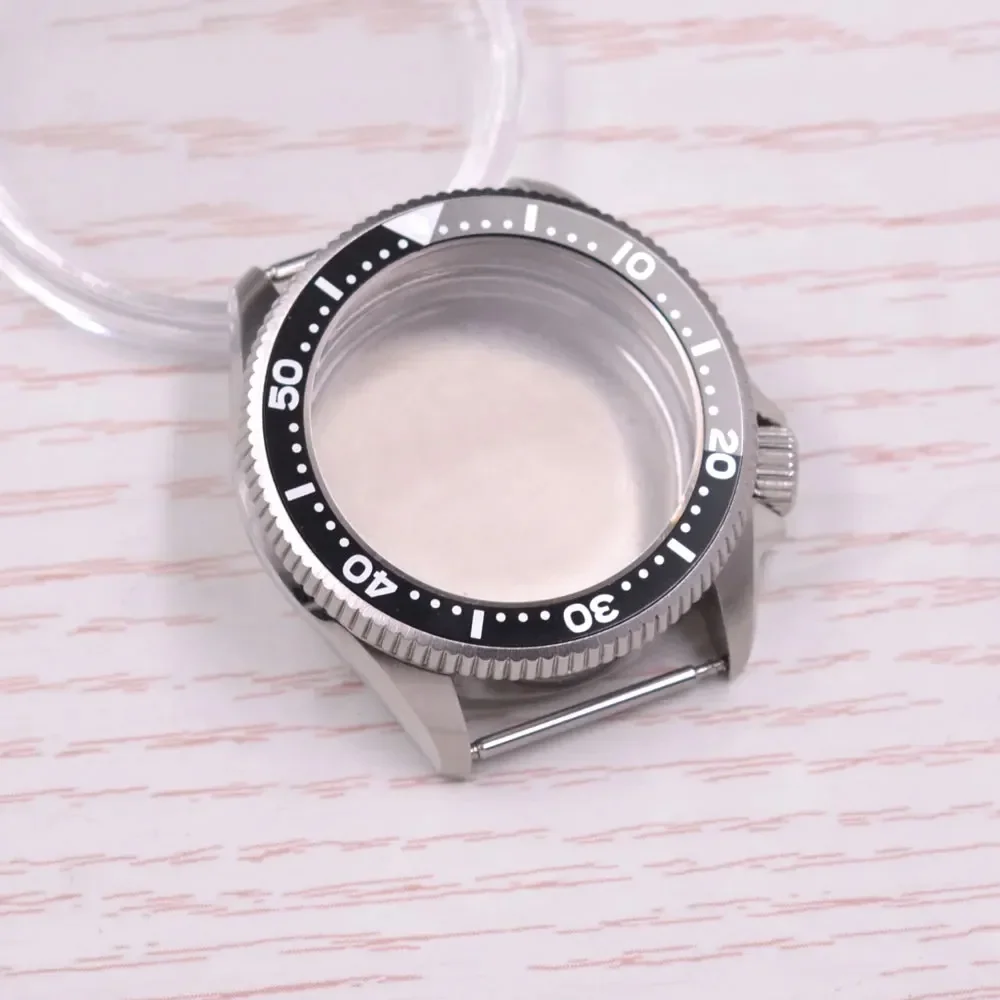 Часы 37 мм Φ черный/синий Безель сапфировое стекло нержавеющая сталь Fit NH35 NH36