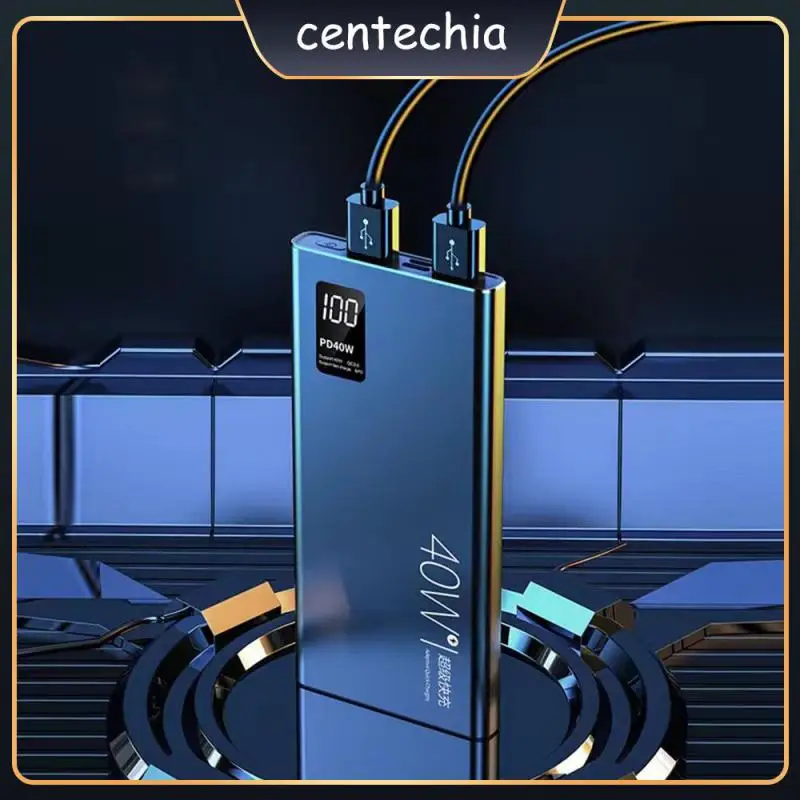 

Portable Power Source Simultaneously Charging Three Devices Lcd Displaybidirectional Fast Charging Power Bank Fast Charging