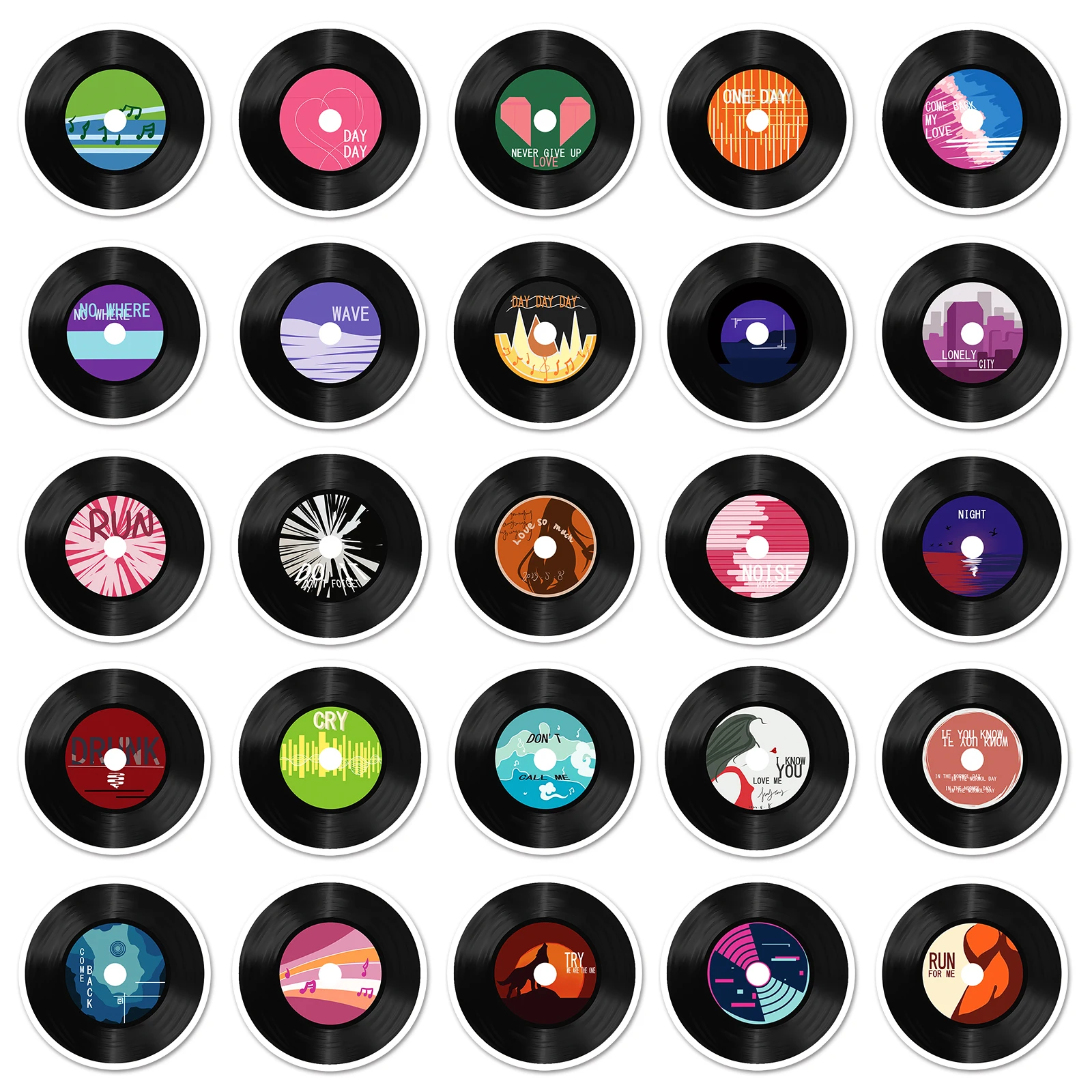 50 шт. водонепроницаемые Стикеры для скейтборда сноуборда