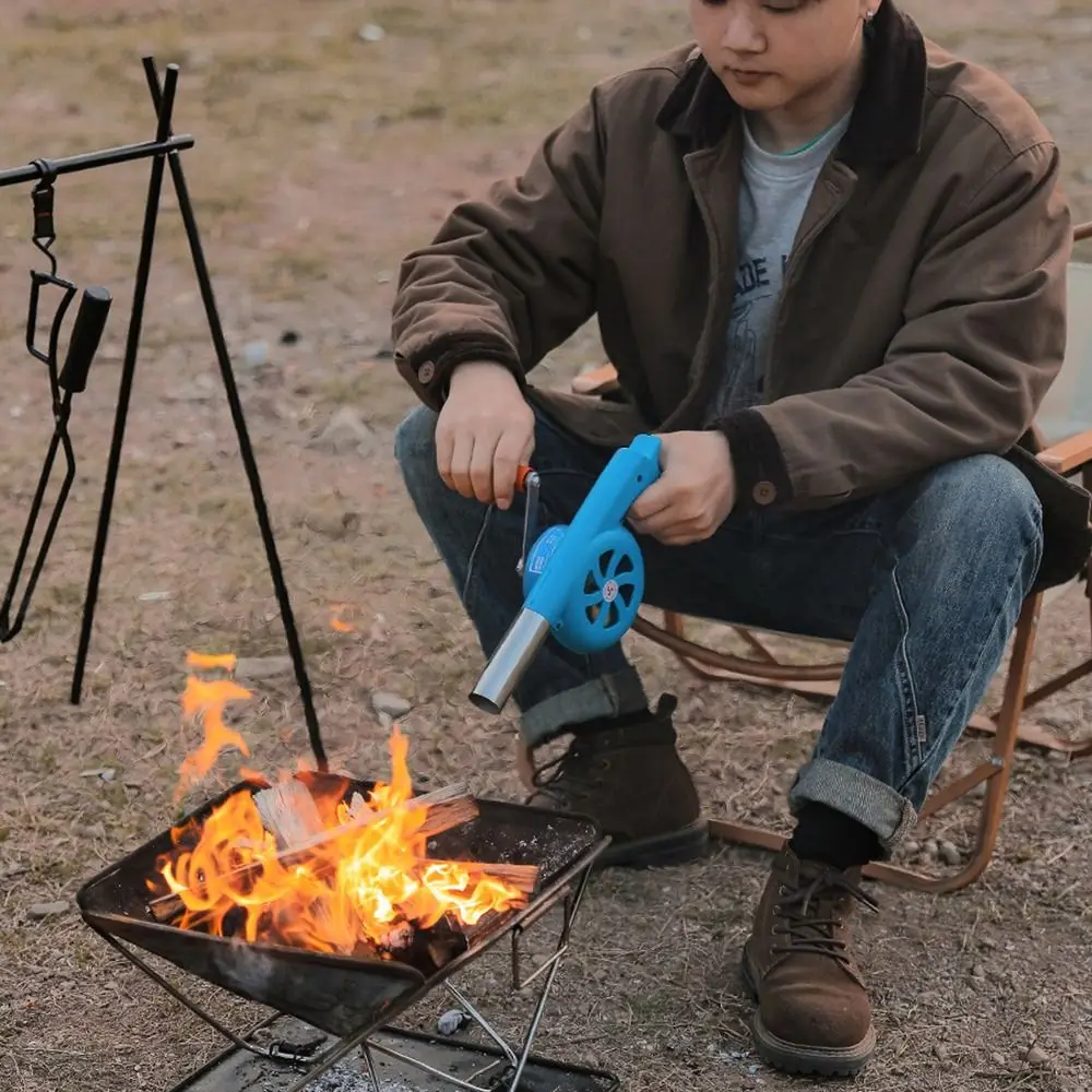 Эффективный ручной вентилятор сгорания. Экономия труда. Большой для барбекю.