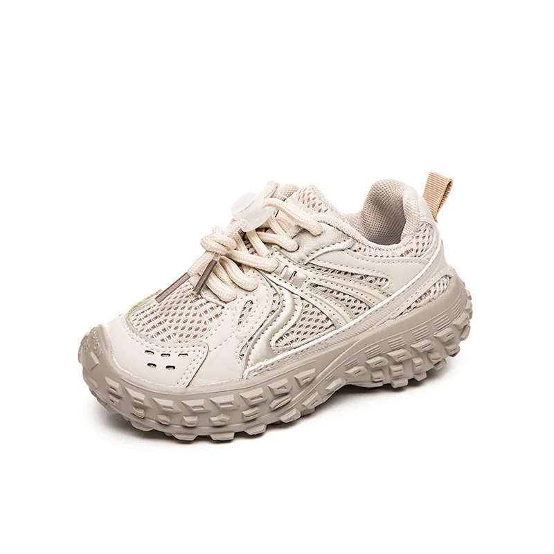 Fashion Children's Sneakers 2022 New Boys' Shoes  Mesh Shoes Spring and Summer Girls' Shoes Breathable Mesh for Big Children