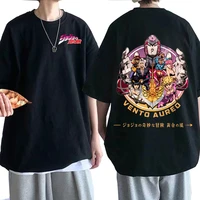 japanese anime jojo bizarre adventure graphic t shirt men women summer tops funny manga t shirt streetwear fashion unisex tees