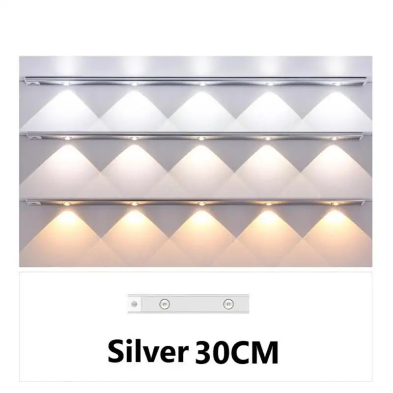 Ультратонкая светодиодная подсветка для шкафа светильник с датчиком движения