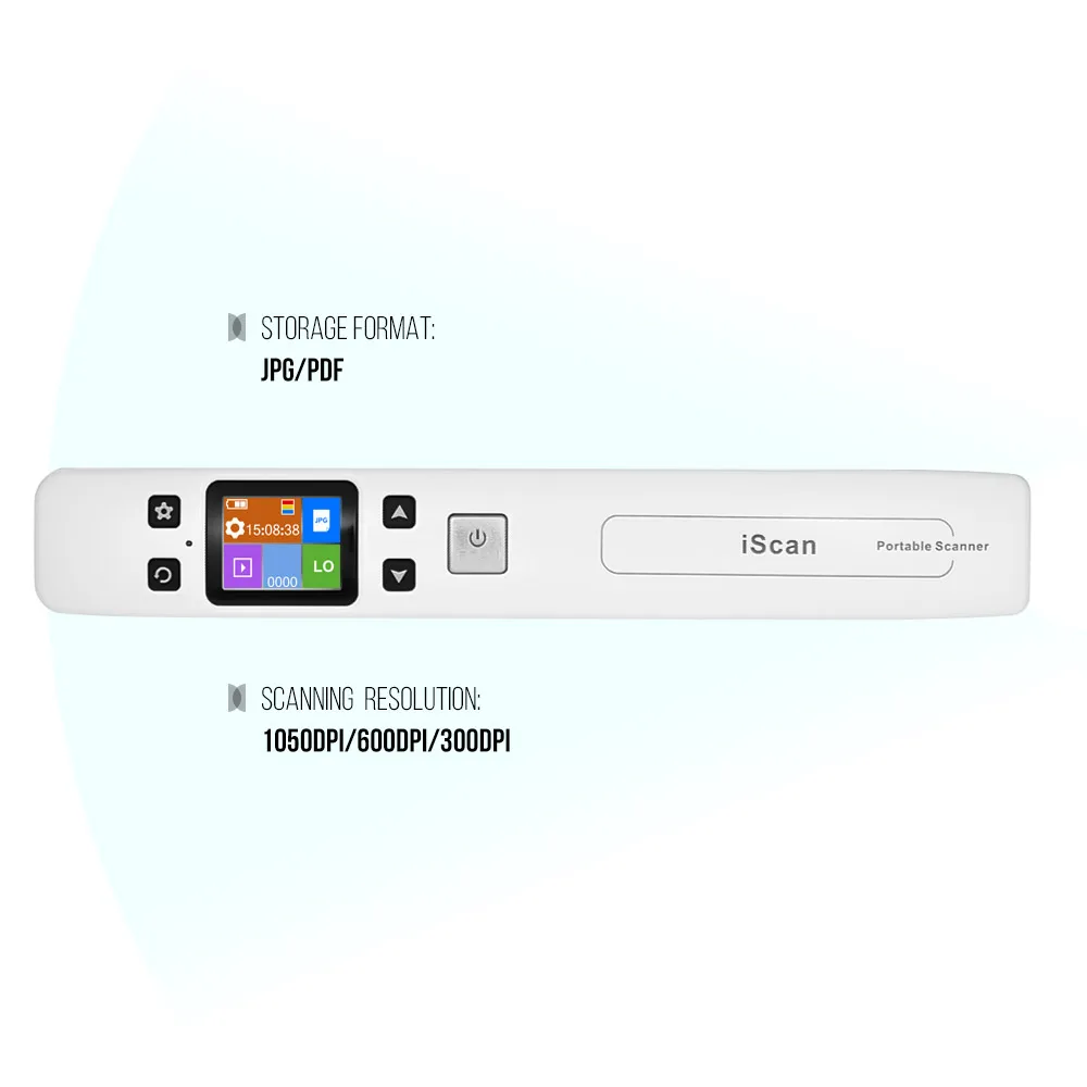 1050DPI wifi scanner Portable New Creative Handheld Mobile Document Image A4 Hand Scaner Support JPG/PDF Format |