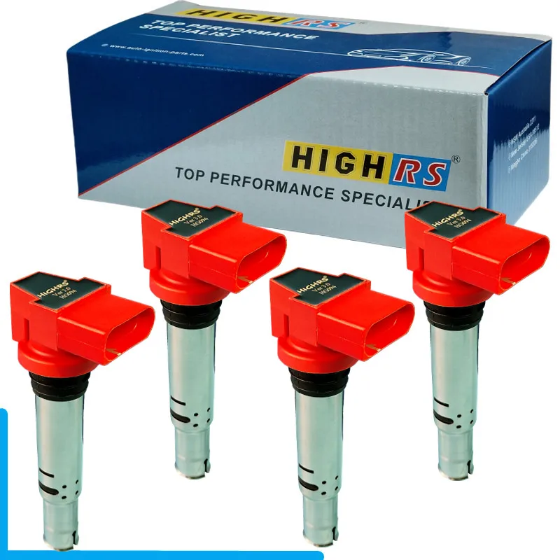 

4 катушки зажигания для VW CC 1.4Tsi EOS Caddy Jetta Passat Touran Scirocco 1,4 1,6 Seat 1.6FSI 1,4 TFSI