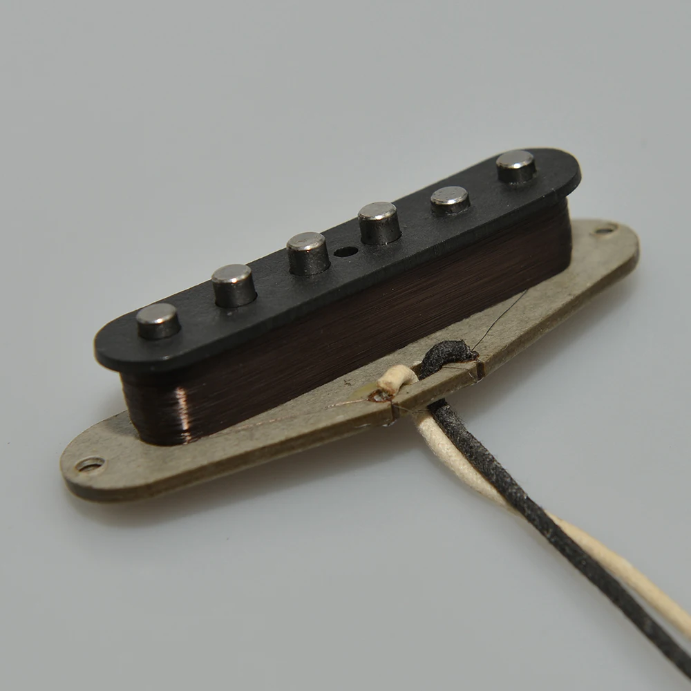 Hand-engraved '57/'62 SSS Single-coil Pickups Strat Pickups  Reverse-engineered for ST Guitar enlarge