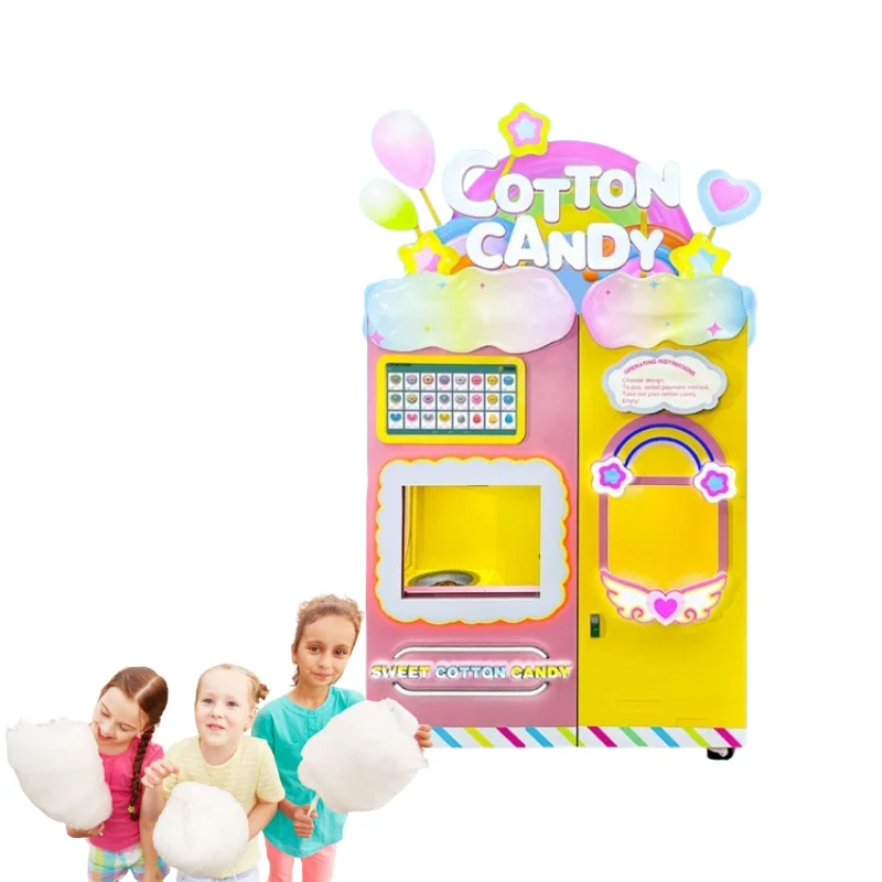 Полностью автоматический торговый автомат для сахарной ваты аксессуары