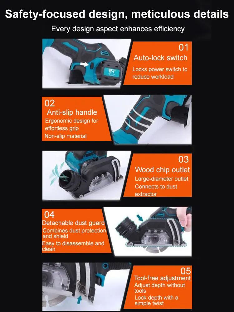 Беспроводная электрическая шлифовальная машина