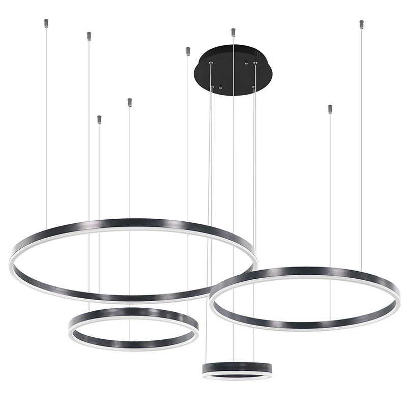 Цена Светодиодная потолочная люстра с золотым кольцом, декоративные светильники для гостиной, спальни, комнатное освещение, Подвесная лампа Дешево Светодиодная потолочная люстра с золотым кольцом, декоративные светильники для гостиной, спальни, комнатное освещение, Подвесная лампа