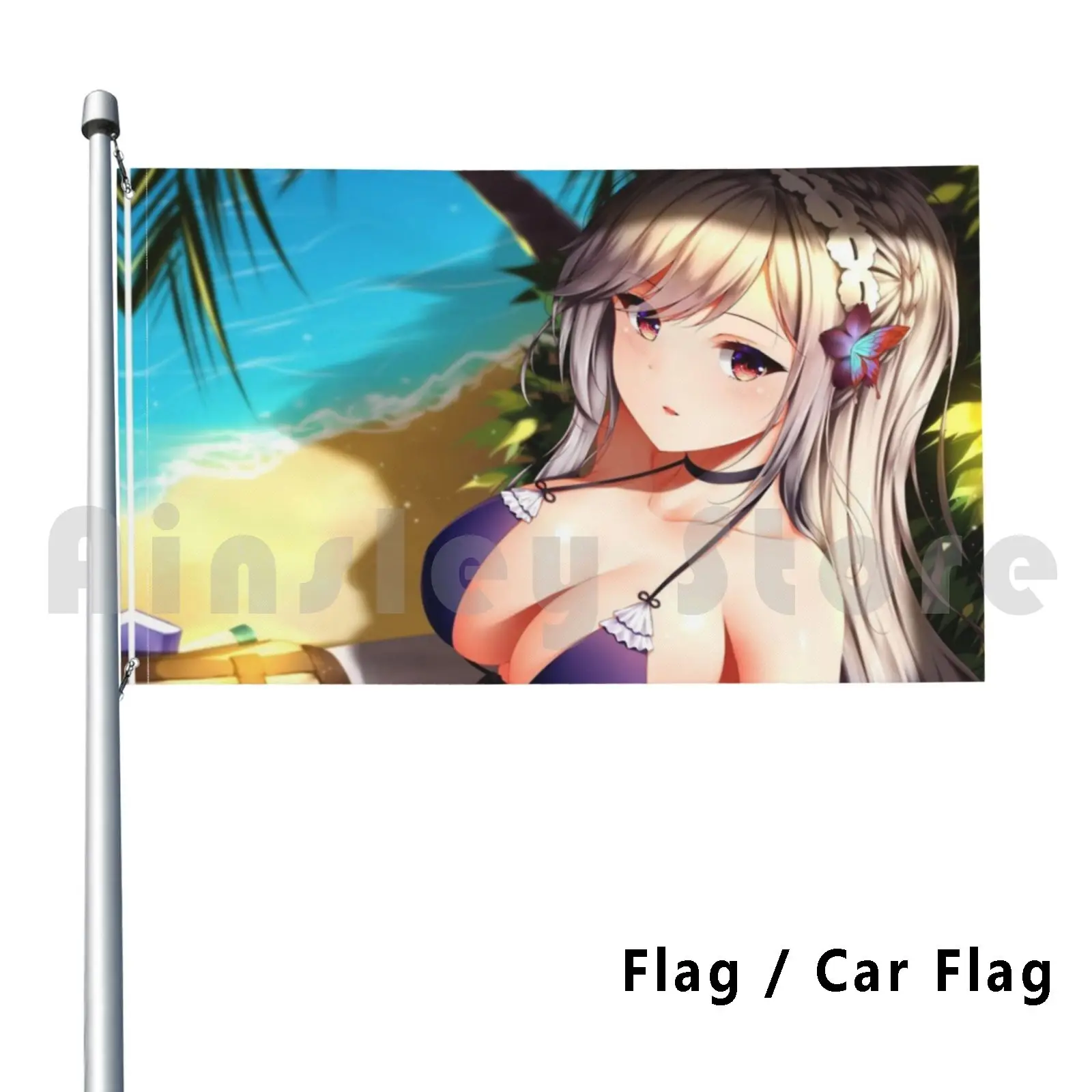 

Azur Lane Art Outdoor Decor Flag Car Flag Azur Lane Anime Azur Lane Atago Manga Akagi Enterprise Waifu Azur Lane Peeker Azur