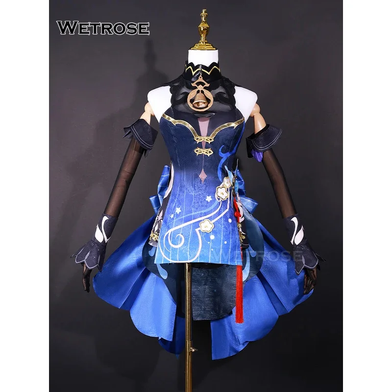 [Wetrose] новый костюм ganyu из кожи 2024 для косплея геншин ударный Сумерки цветущие Gan Yu