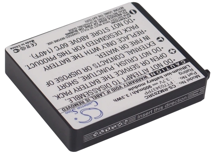 Аккумулятор CS 900mAh / 3.33Wh для Razer Mamba RC03 RC03-001201 FT703437PP RZ03-00120100-0000 |