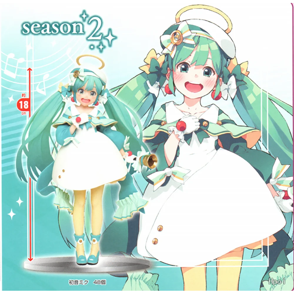 

Taito Hatsune Miku 2-й сезон зима второе издание оригинальная Подлинная Коллекционная модель Аниме фигурки экшн-игрушки настольное украшение
