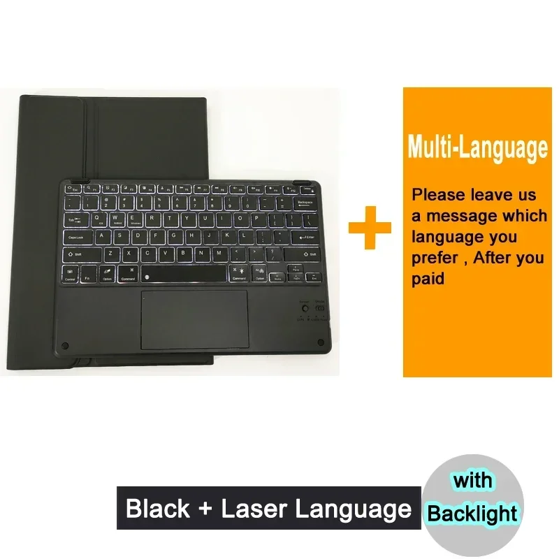 Чехол с Bluetooth-клавиатурой для Samsung Galaxy Tab S9 FE Plus 12 4 X610 X616 чехол планшета трекпад