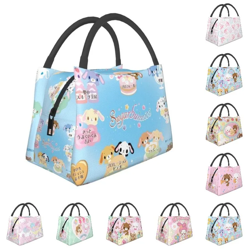 

Мультяшный ТВ фильм сугарбуни Портативный Ланч-бокс для женщин Многофункциональный Аниме Манга термальный охладитель еды изолированный Ланч-бокс