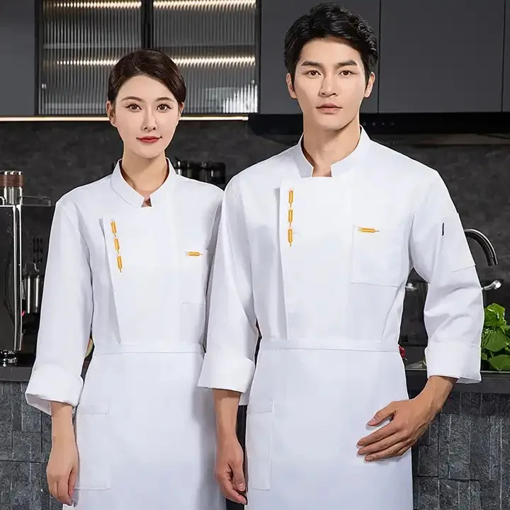 Рисунок 2 - Унисекс пальто шеф-повара с рукавом