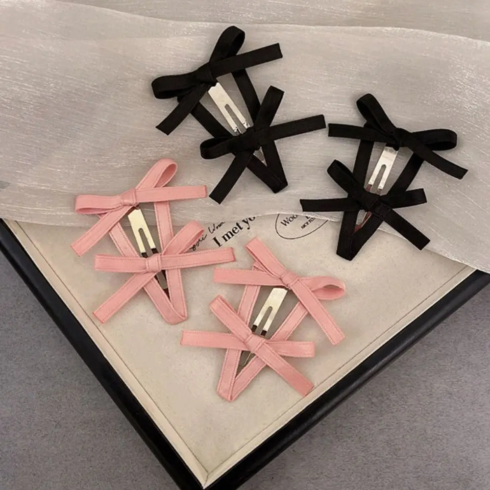 Простой бант балетный заколка для волос заколки лента в балетном стиле Y2k