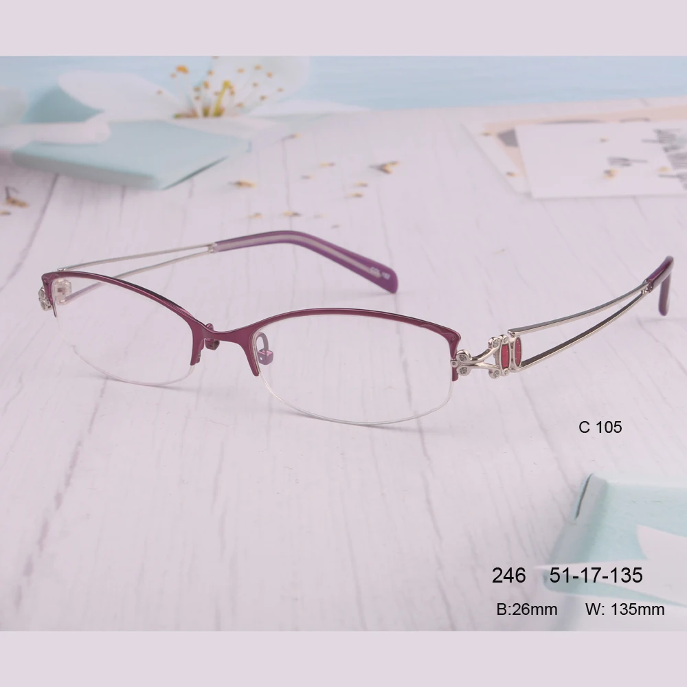 Новинка 2022 очки для женщин с поддельными полными оправами и дужками из проволоки