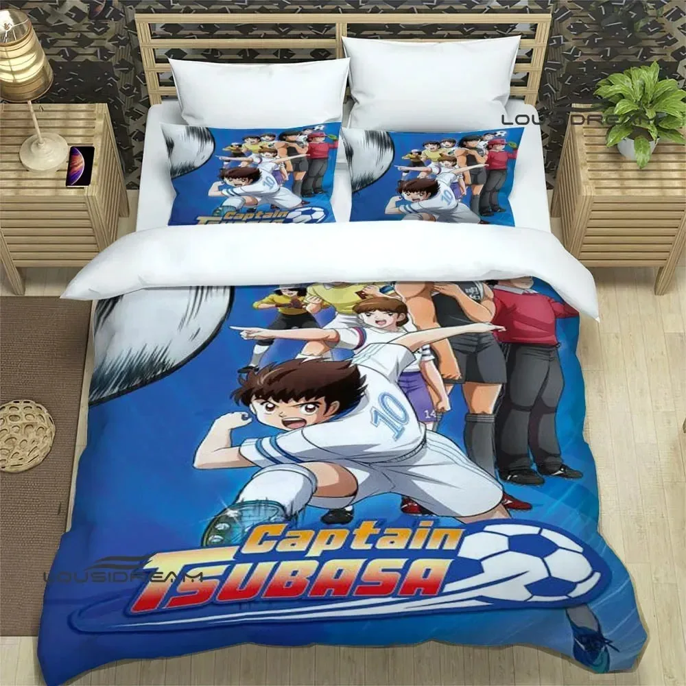 Комплект постельного белья Captain Tsubasa с рисунком из мультфильма изысканный