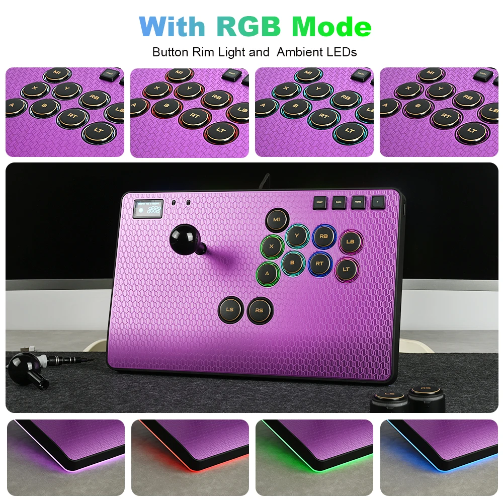 Консоль Haute42-COSMOX CAS Stick Leverless для PS45, Xbox, PC, Switch, Steam, ретро-аркадных игр, джойстик-контроллер, клавиатура (art.: 3920da07986c3) - 3920da07986c3