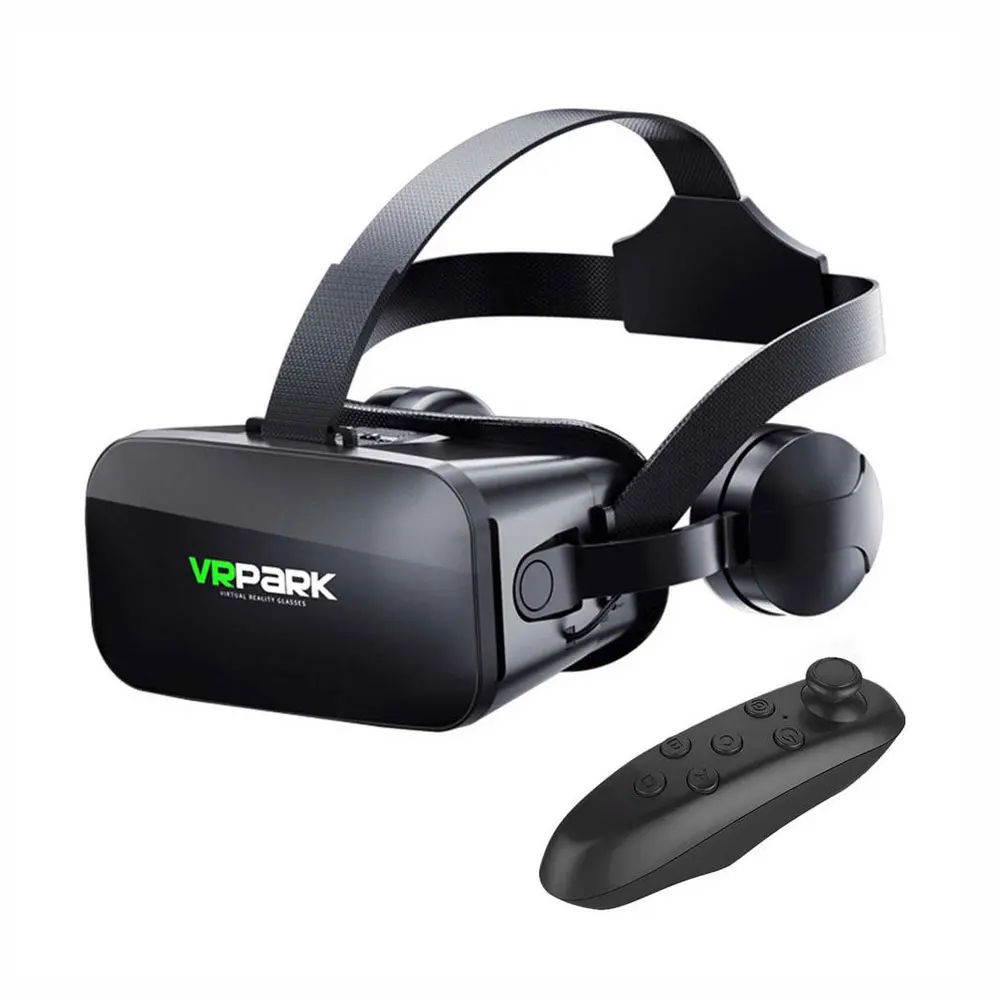 

3D VR Glasses Headset Virtual Reality Smart Glasses Headset Cardboard Adjustable Strap VR Headset Helmet For 4.5-6.0" Phone