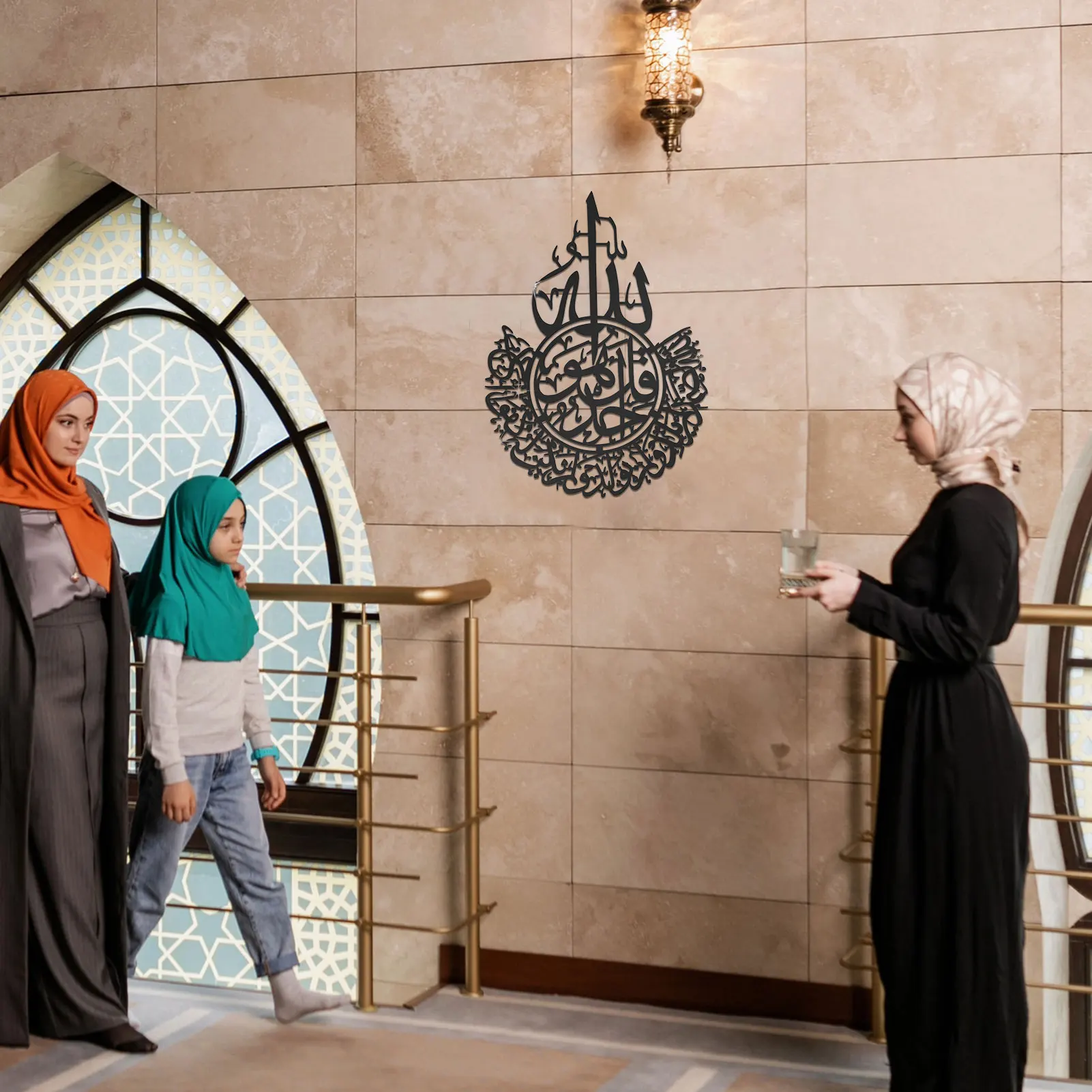 

Acrylic Mirror Setting Wall Decals For Eid Mubarak Removable Adhesive Wall Stickers Wall Ornaments For Eid Ramadan Festival Part