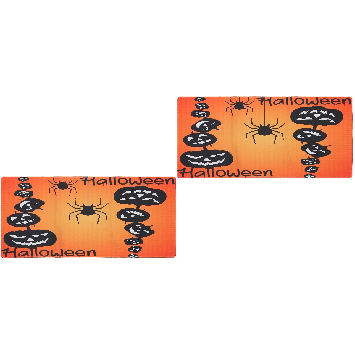 

2pcs Gaming Pad Spooky Large Non-Slip Rubber Base Desk Pad Keyboard Mat