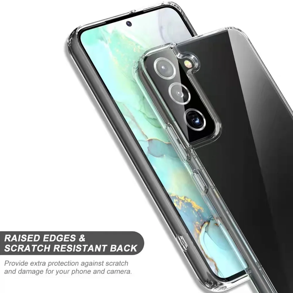 Топ 1 5 мм жесткий ударопрочный чехол для Samsung S22 ультра акриловый задний Чехол ТПУ