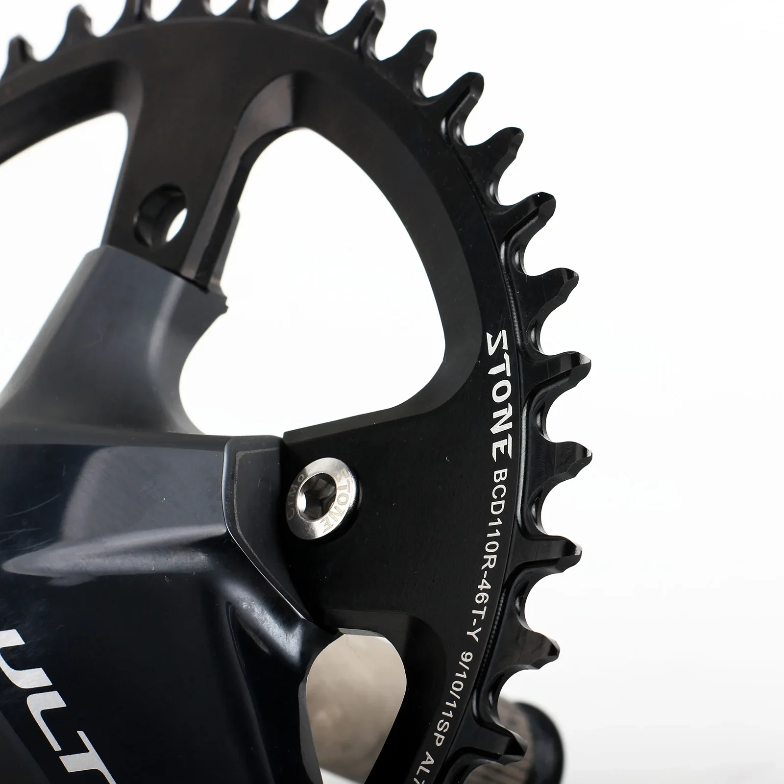 Круглая звездочка Stone 110 BCD для шоссейного велосипеда Shimano 105 R7000 R8000 R9100 34T 36T 38T 40T 48t
