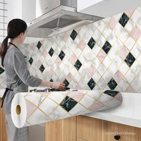 kitchen oil proof self adhesive wallpaper waterproof furniture home decor wall stickers peel and stick wallpaper papel de parede
